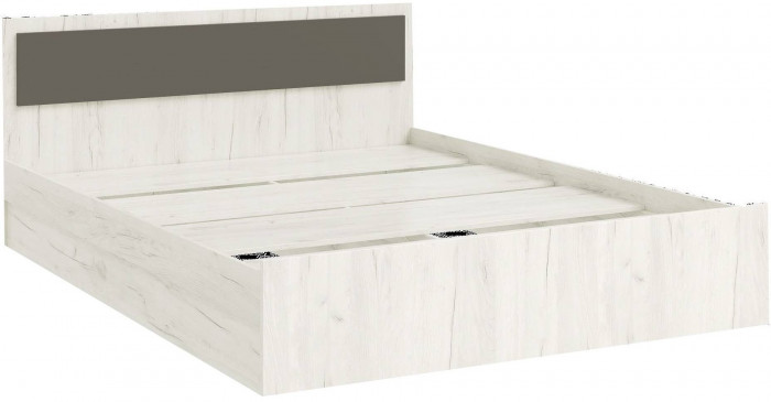 Фиеста NEW Кровать 140 (Графит, Крафт белый)