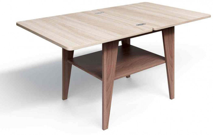 Стол журнальный СЖ-3 Ясень Шимо темный / светлый