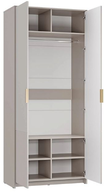 Шкаф 2-х створчатый "Пандора" ШК-04 кашемир/айриш (MF03)