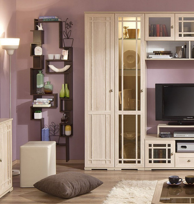 Шкаф для белья Sherlock 8 левый, дуб сонома