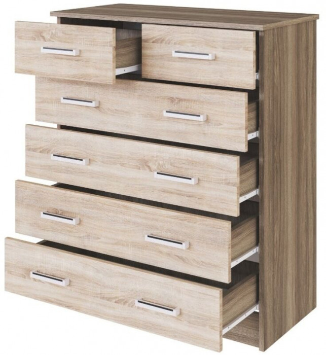 Комод Катрин-5 ясень шимо/дуб сонома