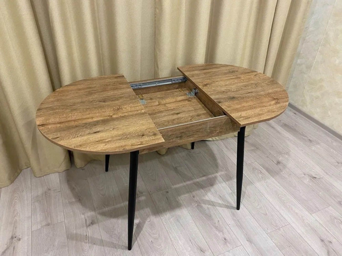 Обеденная группа Стиль-1 / Стул Х 4 шт. / Дуб Веллингтон/черный / бид 10