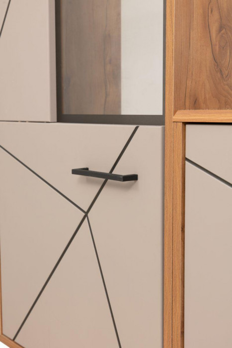 Шкаф-пенал Гамма 54.01 Левый Таксония/Грэй