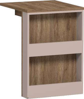 Стол приставной угловой Nature 86, дуб табачный
