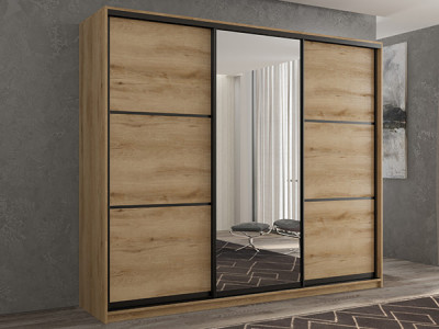 Шкаф-купе Кааппи 2 Эвок Прибрежный 240х45х230 см