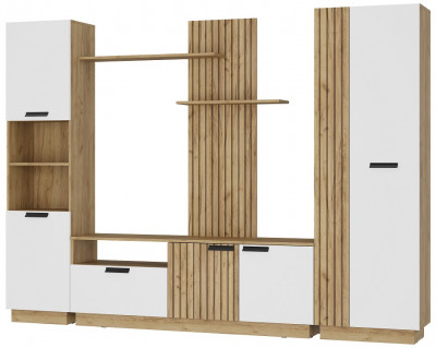 Гостиная Мишель тип 2 ГС-01, Крафт/белый