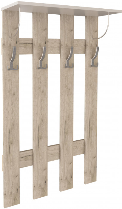 Вешалка ЯПВ-1 Ямайка, Крафт серый/Кашемир