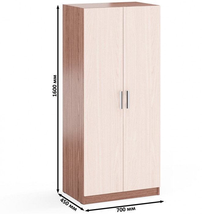 С-МД-СК9 Компоновка № 05, цвет ясень шимо светлый/ясень шимо тёмный, ШхГхВ 274х70х160 см., НЕ универсальная сборка