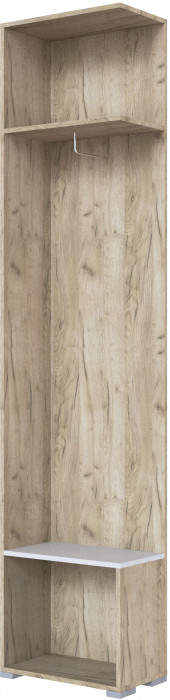 Угловое завершение "Теана" - Крафт серый/МДФ светло-серый