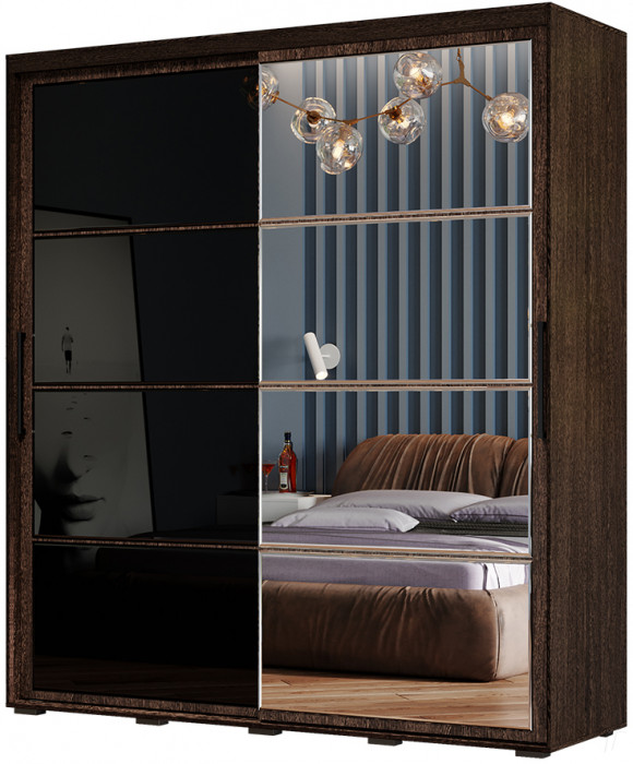 Шкаф-купе "Крафт-6" (1962х2176х591) венге