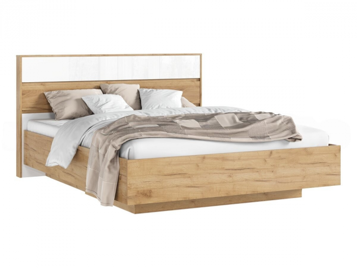 Спальня Роджина дуб крафт/белый глянец