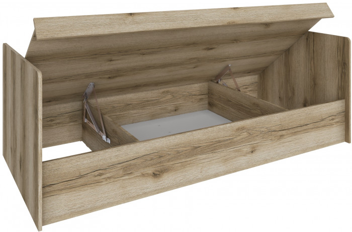 Кровать Мадрид (0,9) с подъемным механизмом, Дуб делано