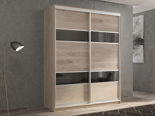 Шкаф-купе Кааппи 7 Кастелло Серый 160х60х230 см