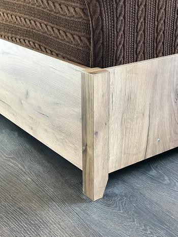 Кровать с ортопедическим основанием (дерево) Натуре 307 Люкс 160х200, крафт