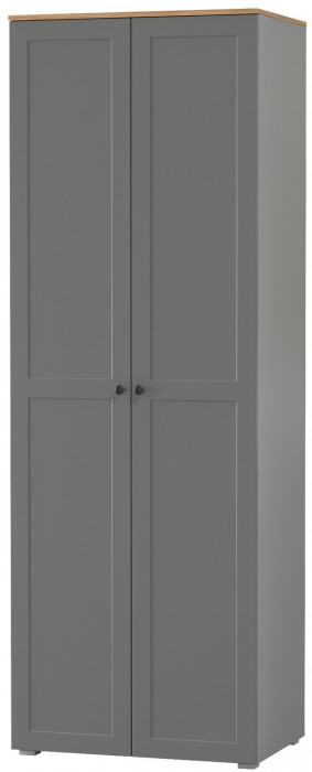 Остин 13.224 Шкаф, серый графит/дуб крафт золотой