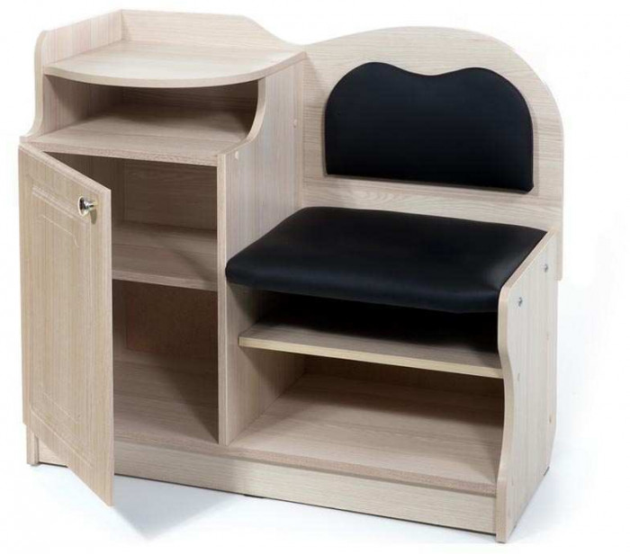 Банкетка под телефон 1 ясень светлый-118