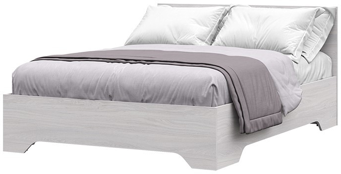 ВАЛЕНСИЯ КР 013 кровать (1,44х0,85х2,06) без ортопед.осн. дуб анкор