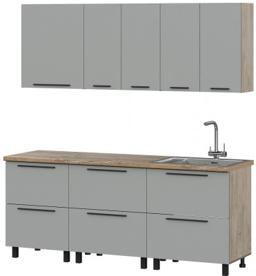 Кухня Этна 2.0 м. Комплект 3, софт грей