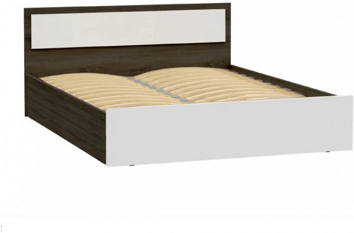 Мартина Кровать с подъемным механизмом 140 (Дуб Сонома / белый)