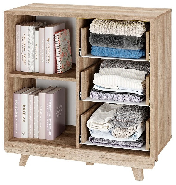 Комод "Мегаполис" КМ-12 Дуб каньон/M18 серый