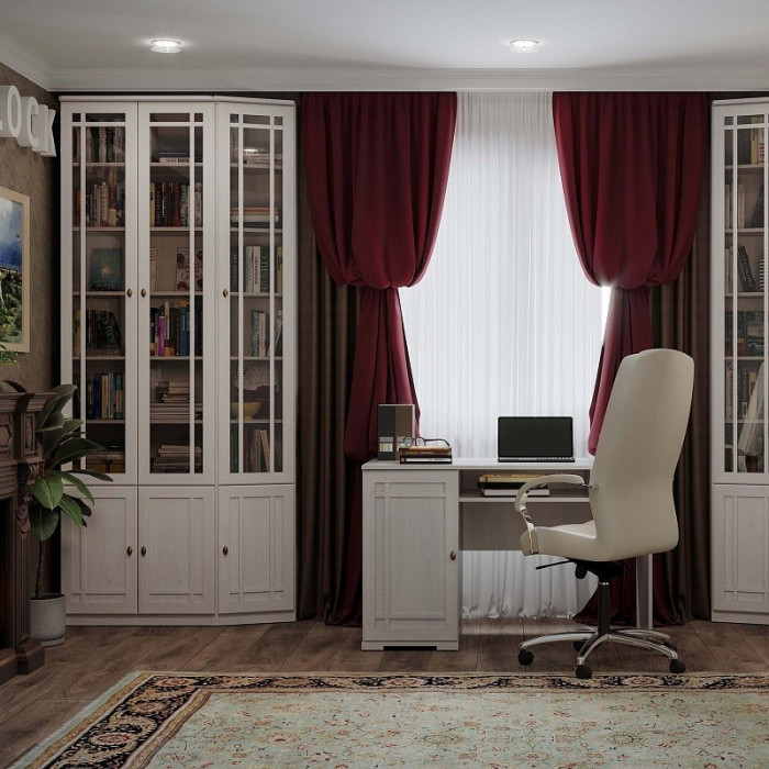 Стол письменный Шерлоск 115, ясень анкор светлый