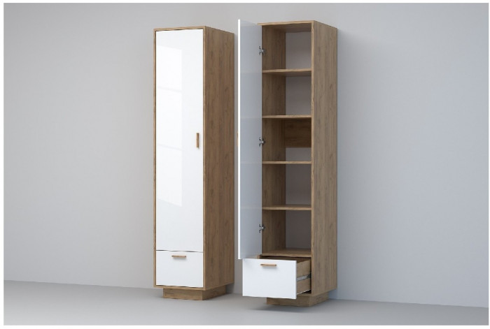 Эго Пенал П-1 ПД (Камень Темный/Бетон Светлый)