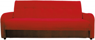 Диван-книжка ЛОНДОН КРАСНЫЙ 140 ЛЮКС, пружинный блок Боннель