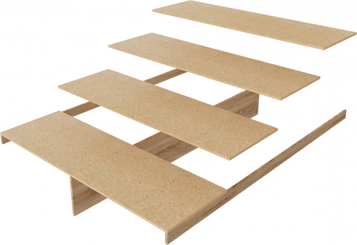 Модульная спальня Ричард, набор 4, Орех донской