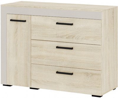 Комод "Адель" - Дуб сонома/Кашемир