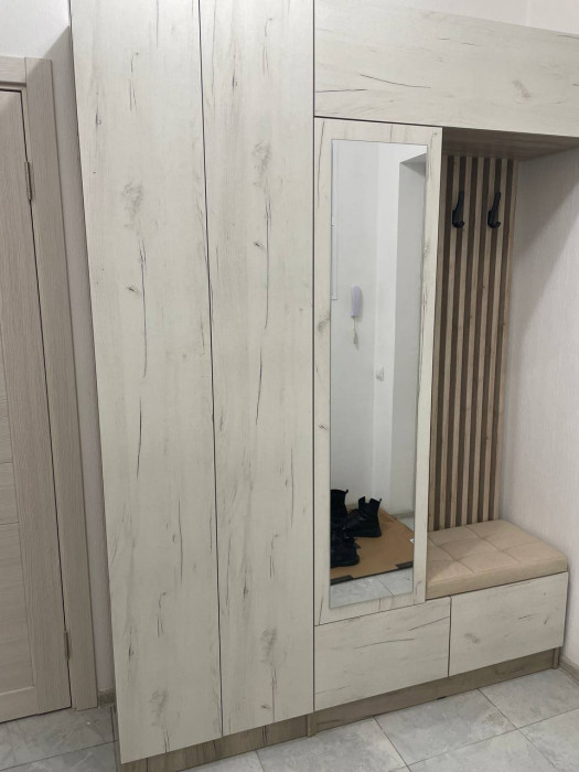 Прихожая Руэлла, композиция 2, дуб крафт серый/дуб крафт белый