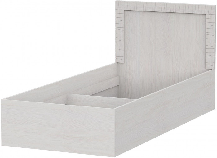 Гамма 20 Кровать одинарная Серия №4 Ясень анкор светлый / Сандал светлый