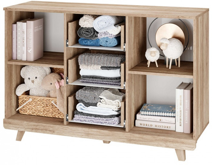 Комод "Мегаполис" КМ-15 Дуб каньон/M18 серый