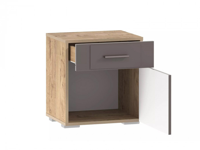 Спальня Livorno 3 дуб бунратти / софт графит