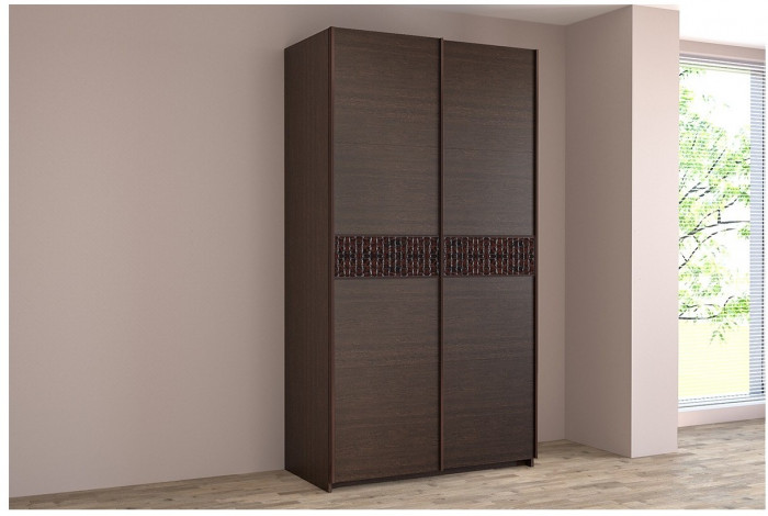 Шкаф-купе Иннэс-5 1200 Ф3/Ф3, Бодега белая