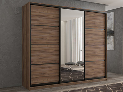 Шкаф-купе Кааппи 2 Орех Тьеполло 210х60х230 см