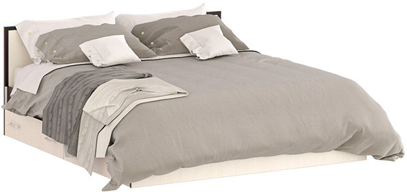 Сакура Кровать с ящиками 1800, венге/дуб лоредо