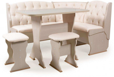 Кухонный набор Орхидея Люкс бодега светлый/крем