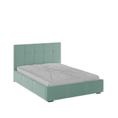 Рио Кровать интерьерная 140 мятный квадрат, ортопед