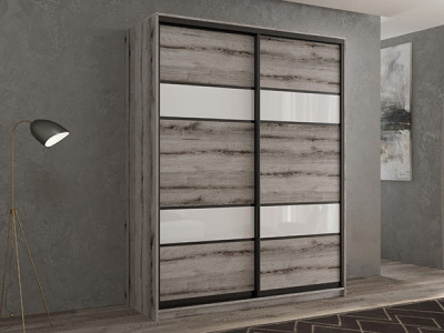 Шкаф-купе Кааппи 8 Эвок Окаменелый 120х60х230 см