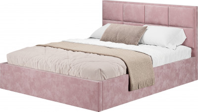 Кровать 160х200 с реечным настилом Линда КР-16, Шарли Пинк