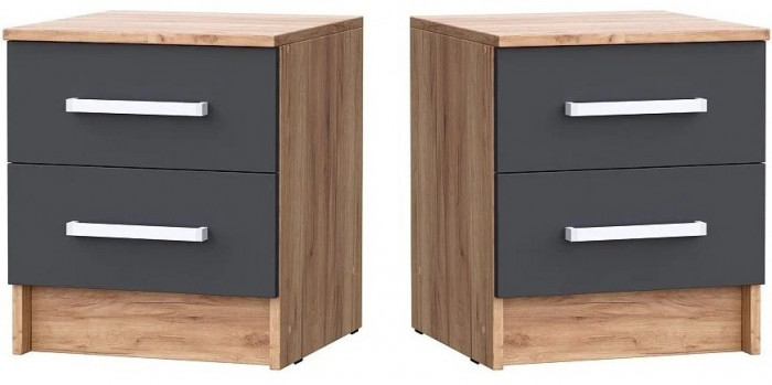 Мартина Тумбы прикроватные (Венге / Белый глянец)