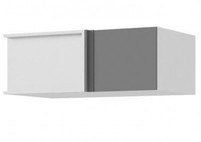 ШВУП 1000 корпус шкаф верхний угловой пенал (1000х358х600) белый