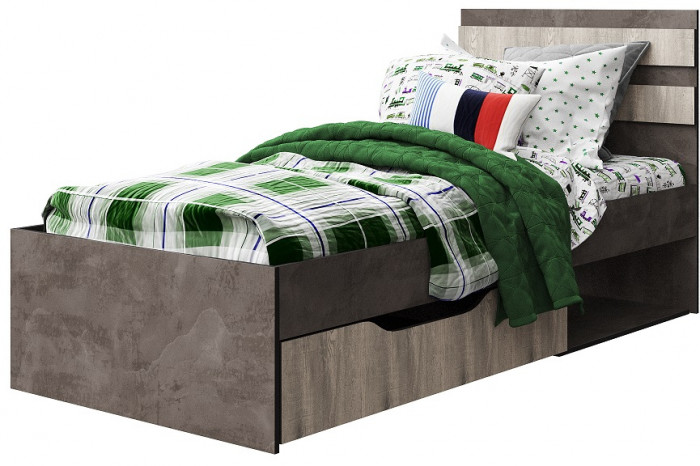 Набор мебели для детской "Лондон" - Оникс/Бетон пайн светлый