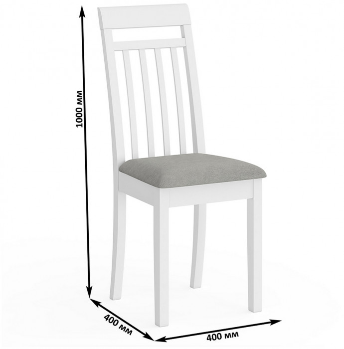 Два стула Мебель--24 Гольф-11 разборных, белый