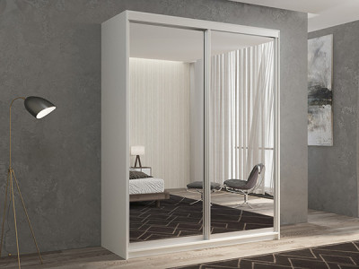 Шкаф-купе Кааппи 1 Белый Бриллиант 160х60х230 см