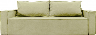 Диван еврокнижка Лофт Люкс велюр бежевый