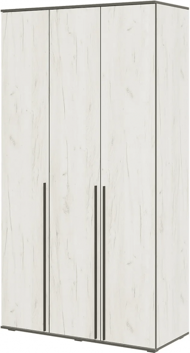 Норд Шкаф трехстворчатый 1200 + Норд Антресоль к шкафу 1200 Дуб Крафт белый