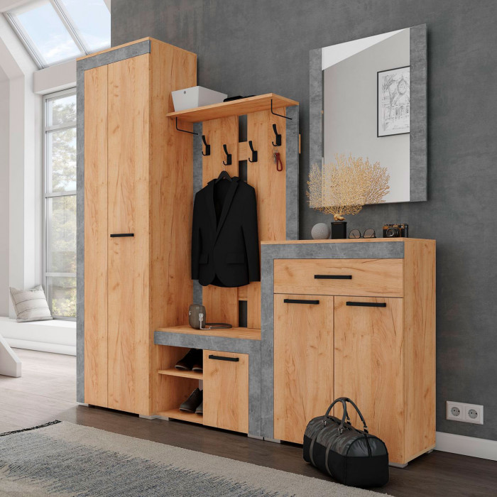 Прихожая Галант зеркало ателье светлое