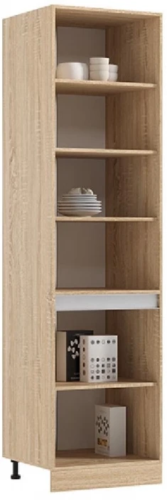 Кухня МДФ Карина Пенал Пластер Аворио/Сонома