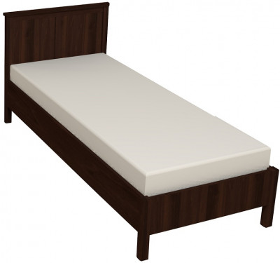 Кровать с ортопедическим основанием (дерево) Шерлоск 45 90х200, орех